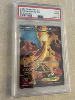 Charizard EX - Full Art Holo XY Flashfire #100 PSA 9 2014 Pokemon 100/106 SALE ! - Image 1