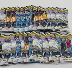 Lot of (22) Pokemon SWSH Silver Tempest Sleeved Booster Packs SEALED - Image 1