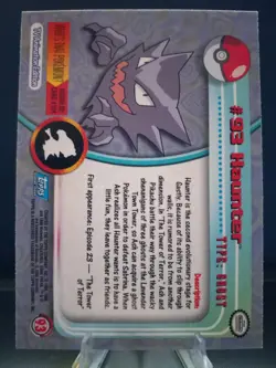 2000 Topps Pokemon TV Animation Series 2 Haunter Blue Label #93 - Image 2