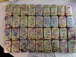 36 x Empty Pokemon 151 Mini Tin Set - Includes Art and Coins (NO PACKS) - Image 1