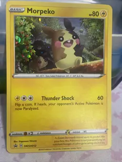 Morpeko SWSH012 Holo Rare Promo Cosmos Holo Pokemon TCG NM - Image 1