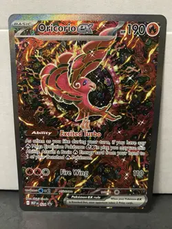 Oricorio Ex 24 - Pokemon TCG Mega Evolution Black Star Promo Phantasmal Flames - Image 1