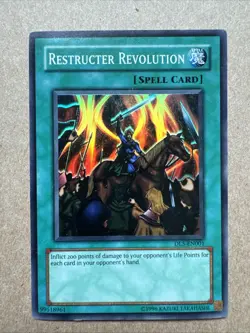Restructer Revolution DL5-EN001 Duelist League Promo Limited Edition for sale online - Image 1