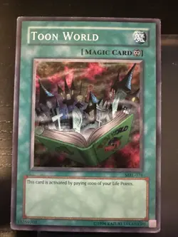 Yu-Gi-Oh! TOON WORLD MRL-076 Super Rare Magic Ruler - Light Play - Image 1