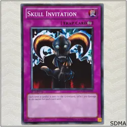 Skull Invitation - SDMA-EN031 - Common 1st Edition Yugioh - Image 1
