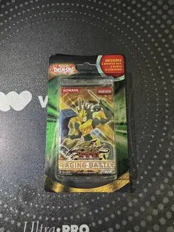 Yu-Gi-Oh! TCG Yugioh 5D's Raging Battle Blister Booster Pack + 2 Rares NEW - Image 1