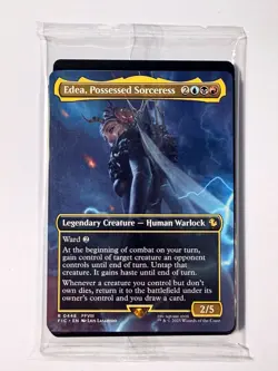 MTG Final Fantasy Edea, Possessed Sorceress - Scene Card Non Foil - 0448 SEALED - Image 1