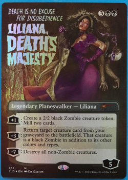 Liliana Death's Majesty (Secret Lair Promo) FOIL NM MTG CARD (499930) ABUGames - Image 1