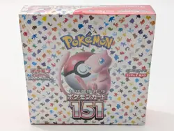 Pokemon Trading Card Game TCG S & V SV2A Booster Box Pokemon 151 Japanese Sealed - Image 1