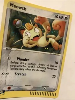Meowth 013 Holo Rare Nintendo Black Star Promo Pokemon Card - Image 2