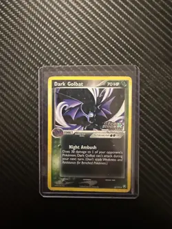 Dark Golbat Team Rocket Returns stamped 34/109 Uncommon Holo Pokemon Card LP-MP - Image 1