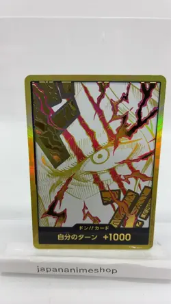 DON Card Shanks PRB-02 Gold Frame 2025 The Best Vol.2 Japanese One Piece Card - Image 1