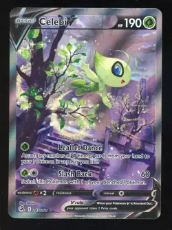 Pokemon Trading Card Game TCG Celebi V Alt Full Art 245/264 Fusion Strike #245 - Image 1