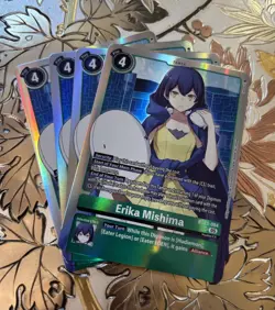 Digimon Card Game Playset Erika Mishima Foil BT23-084 SR Hackers Slumber - Image 1
