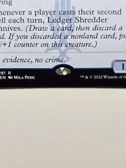 Ledger Shredder NM SNC 46 mtg R connives mtg magic card blue flying Near Mint - Image 3