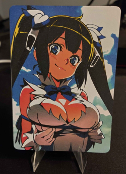 Hestia Full Art Goddess Story Pokemon Anime Waifu Trading Card - Image 1