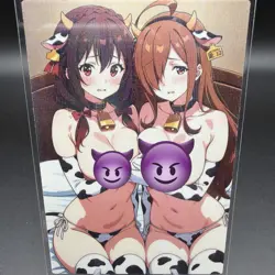 Yun Yun & Wiz Anime Waifu Card Doujin ACG Goddess Holo - Image 2