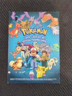 Checklist for Topps Pokemon Card TV Animated Edition Trading Card Blue Logo - Image 1