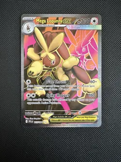 Mega Lopunny ex 115/094 Phantasmal Flames Full Art NM Pokemon Card - Image 1
