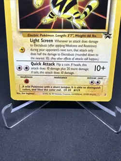 Electabuzz WotC #2 Black Star Promo 1999 Pokemon TCG Non Holo Card - Image 4