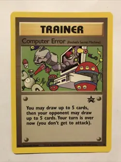 Computer Error #16 Black Star Promo Rare Vintage Pokemon Card - NM - Image 1