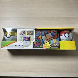 Pokemon Collector Treasure Chest 3-Pack 2 Poke Balls Tin Booster Cards Costco 820650101380 - Image 1