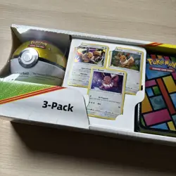Pokemon Collector Treasure Chest 3-Pack 2 Poke Balls Tin Booster Cards Costco 820650101380 - Image 2