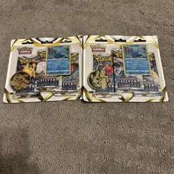 Two sets- Pokemon TCG Silver Tempest Booster Pack - 62 Cards 820650850967 - Image 1