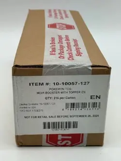 Pokemon Card Game PTCG TCG Mega Evolution ME01 Sealed 6-Box Booster Case - Image 1