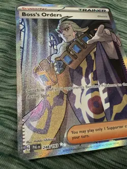 Pokemon TCG Boss's Orders Paldea Evolved Ultra Rare Card 248/193 NM Condition - Image 2