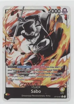 2023 One Piece Card Game: The Three Brothers Ultimate Deck ST13 Sabo #ST13-001 - Image 1