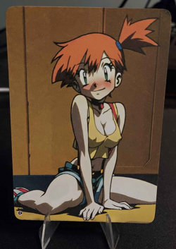 Misty Full Art Goddess Story Pokemon Anime Waifu Trading Card - Image 1