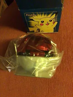 Pokemon Pikachu 23k Gold Plated Trading Card & Pokeball Burger King Sealed NIP - Image 5