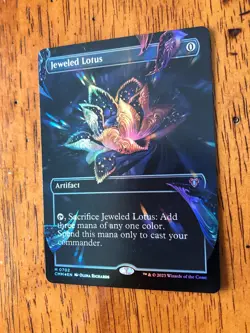 Mtg - Jeweled Lotus - Foil - Borderless - Commander - Legacy - Edh - Watch Video - Image 3