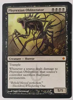 Phyrexian Obliterator MTG, New Phyrexia, Mythic Rare, LP - Image 1