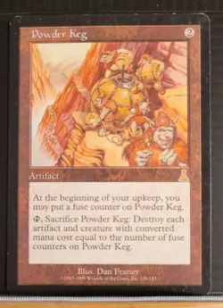 Mtg POWDER KEG LP Urza's Destiny 136/143 Reserve List -Argo- - Image 1
