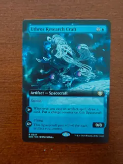 MTG: Edge of Eternities #27 Uthros Research Craft (Extended Art) - Image 1