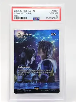 STAY WITH ME 2025 MTG FINAL FANTASY: THROUGH THE AGES FOIL PSA 10 Q6095 - Image 1