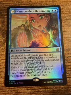 MTG Magic The Gathering Avatar Waterbenders Restoration Eternal FOIL!! - Image 1