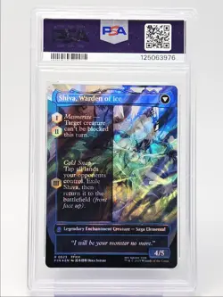 JILL, SHIVA'S DOMINANT SHIVA, WARDEN OF ICE 2025 MTG SURGE FOIL PSA 10 Q6095 - Image 2