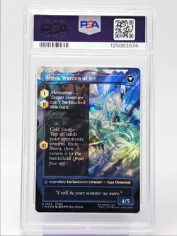 JILL, SHIVA'S DOMINANT SHIVA, WARDEN OF ICE 2025 MTG FOIL SURGE PSA 10 Q6095 - Image 2