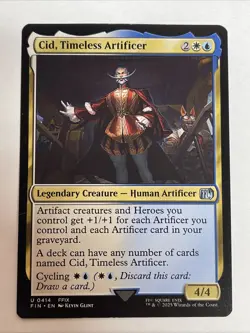 Cid, Timeless Artificer (0414) Final Fantasy #414 Uncommon - Image 1