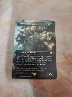 Galadhrim Brigade Borderless Foil Commander The Lord Of The Rings MTG NM - Image 1