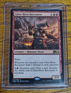 MTG Glint-Horn Buccaneer Core Set 2020 LP X1 Magic The Gathering - Image 1