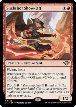 Magic The Gathering MTG SLICKSHOT SHOW-OFF Outlaws of Thunder Junction NM - Image 1