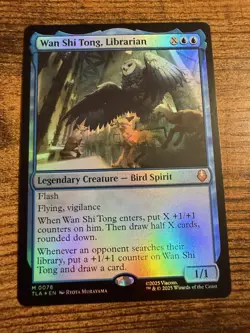 MTG Magic The Gathering Avatar Wan Shi Tong Librarian Mythic FOIL!! - Image 1