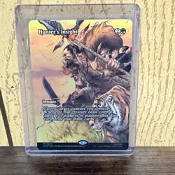 MTG Spider-Man Hunter's Insight (Borderless) Eternal-Legal Foil - Image 1
