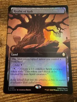 MTG Magic The Gathering Avatar Realm of Koh Extended Art FOIL!! - Image 1