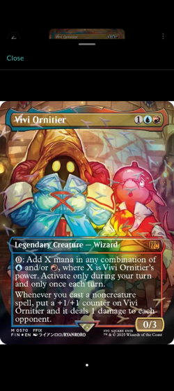 Vivi Ornitier (Borderless) (Chocobo Track Foil) Final Fantasy Foil - Image 1