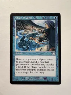 Chain of Vapor - MTG Onslaught - MP - Image 1
